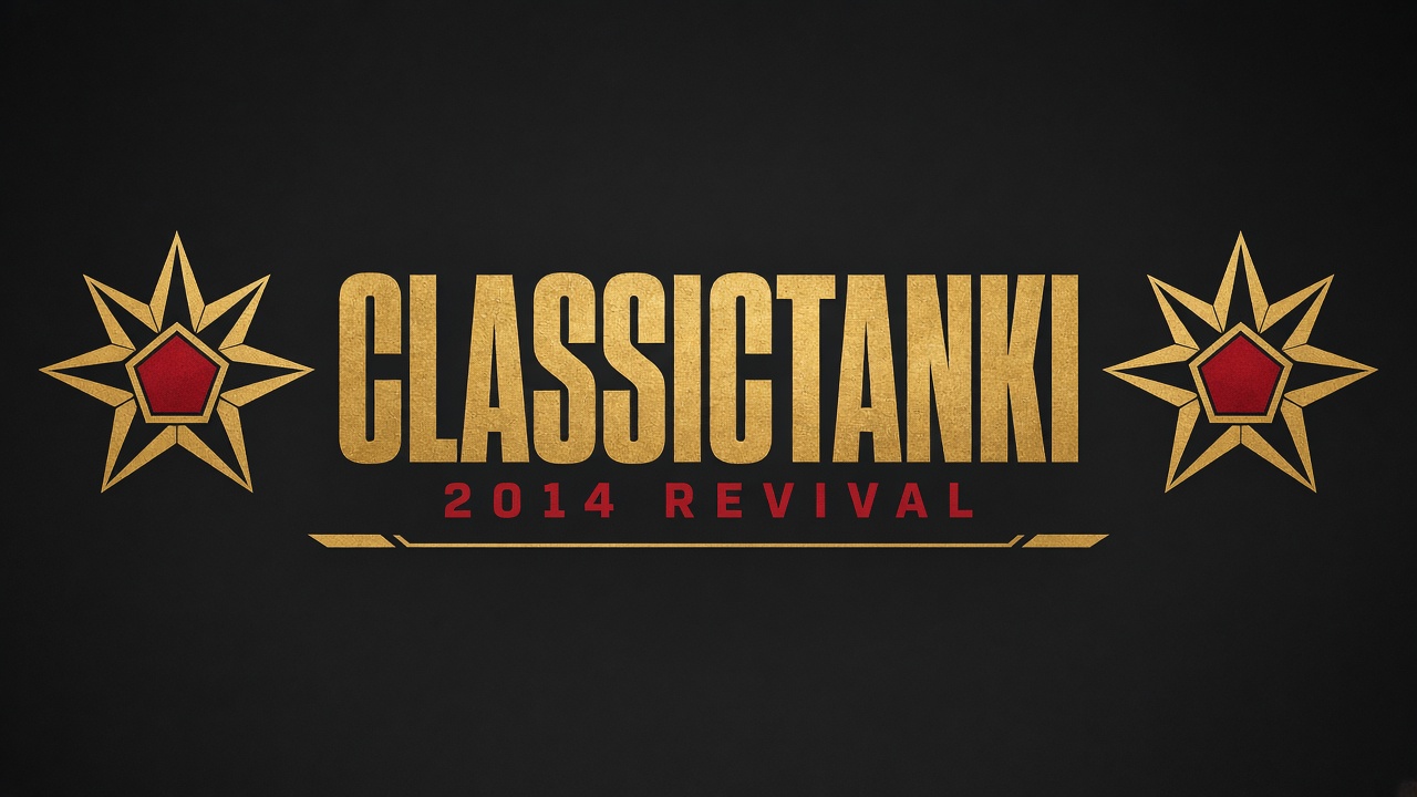 ClassicTanki 2014 revival gold wordmark